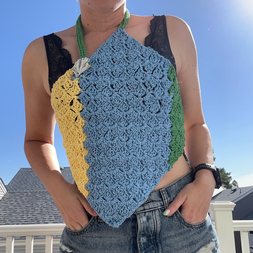 Crochet farmers market‎ top